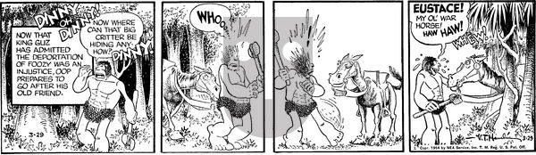 Alley Oop on Monday March 29, 1954 Comic Strip