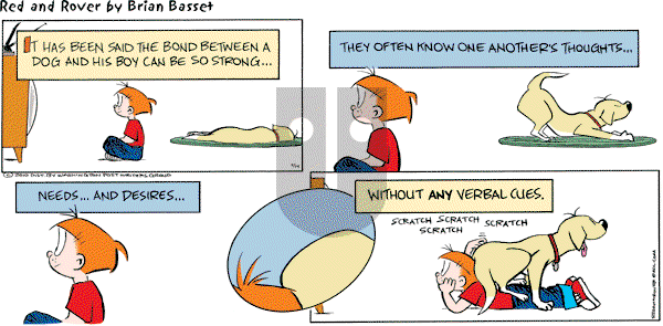 Red and Rover on Sunday March 14, 2010 Comic Strip