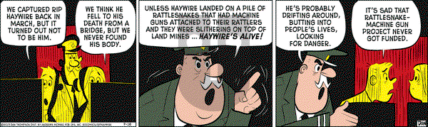 Rip Haywire on Tuesday July 16, 2019 Comic Strip
