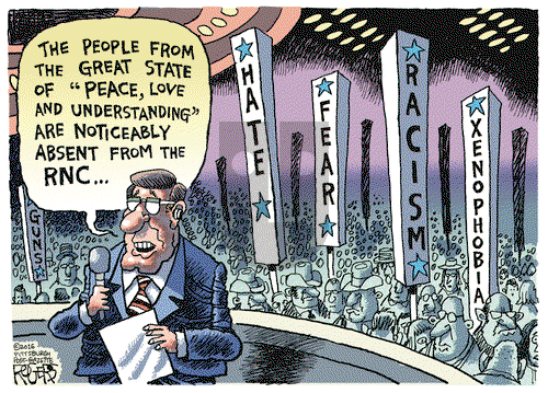 Rob Rogers on Thursday July 21, 2016 Comic Strip