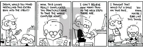 FoxTrot on Thursday November 4, 1999 Comic Strip