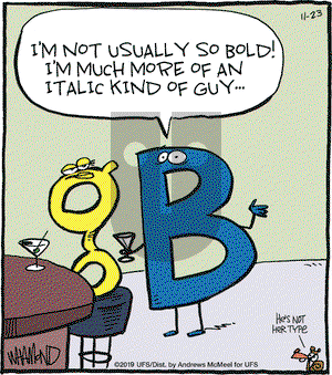 Reality Check on Saturday November 23, 2019 Comic Strip