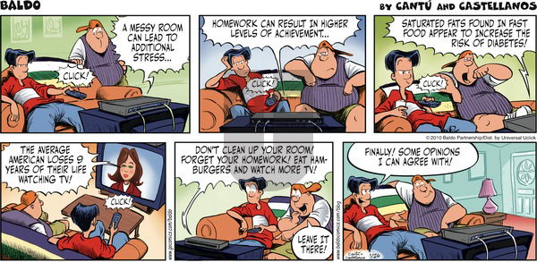 Baldo on Sunday January 24, 2010 Comic Strip