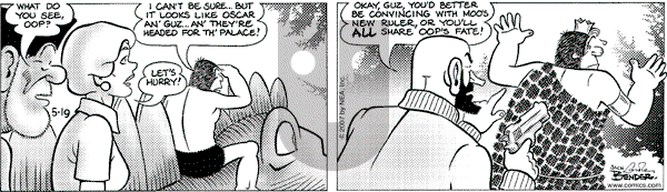 Alley Oop on Saturday May 19, 2007 Comic Strip