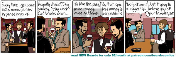 Beardo - Wednesday October 18, 2023 Comic Strip