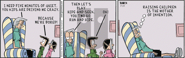 Grand Avenue on Thursday July 31, 2025 Comic Strip