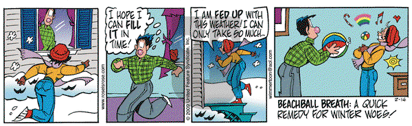 Rose is Rose on Saturday February 14, 2009 Comic Strip