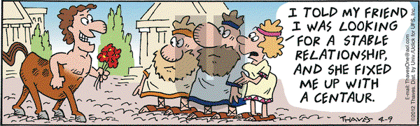 Frank and Ernest - Monday April 9, 2012 Comic Strip