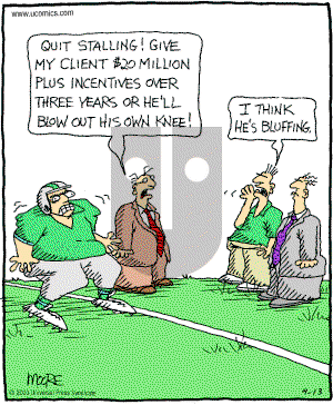 In the Bleachers - Saturday September 13, 2003 Comic Strip