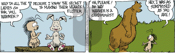 The Grizzwells on Thursday November 9, 2017 Comic Strip