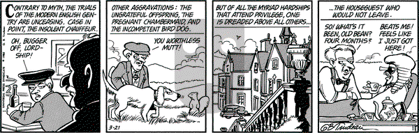 Doonesbury on Monday March 21, 1988 Comic Strip