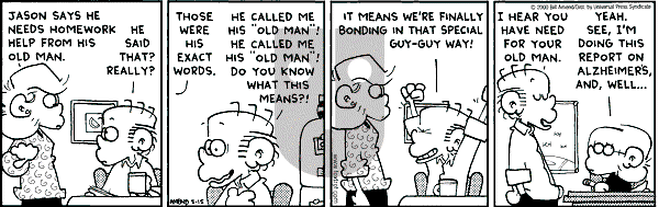 FoxTrot on Monday May 15, 2000 Comic Strip