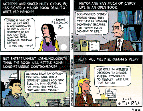 Ted Rall on Monday April 28, 2008 Comic Strip