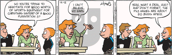 Cleats - Tuesday December 12, 2006 Comic Strip