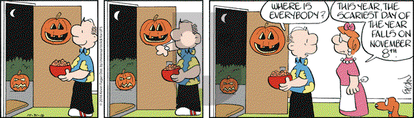 Drabble on Monday October 31, 2016 Comic Strip