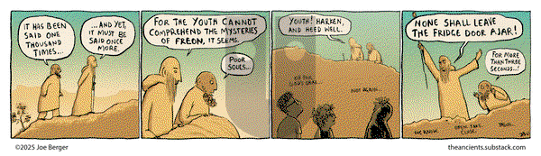 The Ancients on Sunday September 14, 2025 Comic Strip