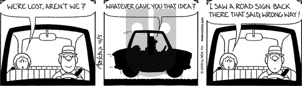 The Born Loser - Saturday April 5, 2008 Comic Strip