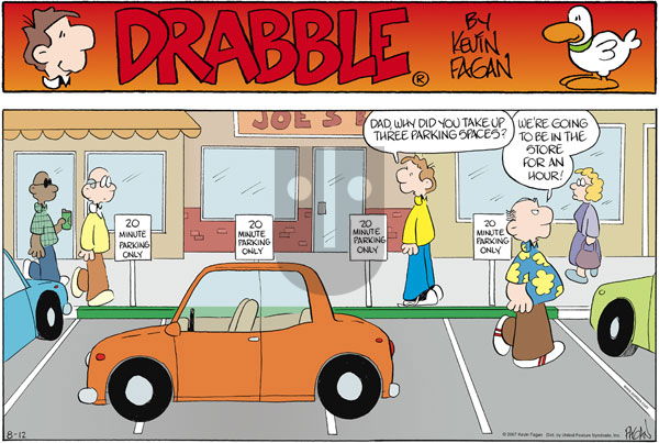 Drabble on Sunday August 12, 2007 Comic Strip