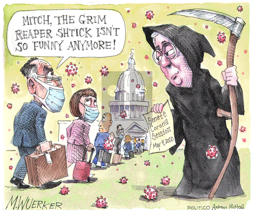 Matt Wuerker on Friday May 8, 2020 Comic Strip