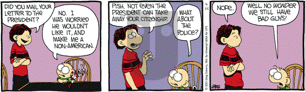 The Buckets on Thursday April 25, 2013 Comic Strip