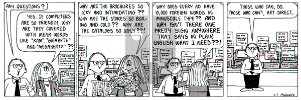 Cathy Classics on Wednesday February 7, 1996 Comic Strip