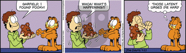 Garfield on Monday July 22, 2013 Comic Strip