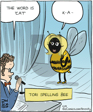 Brevity on Tuesday April 23, 2013 Comic Strip