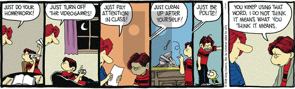 The Buckets on Monday March 7, 2016 Comic Strip