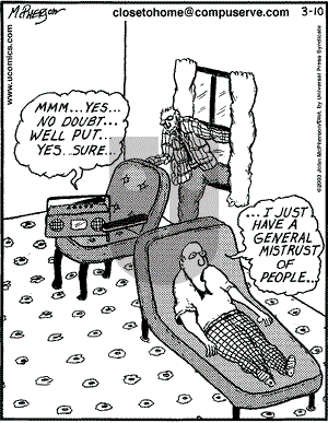 Close to Home - Monday March 10, 2003 Comic Strip