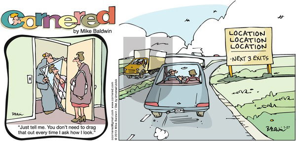 Cornered on Sunday January 27, 2013 Comic Strip