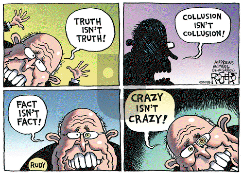 Rob Rogers on Tuesday August 21, 2018 Comic Strip