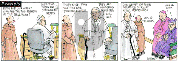 Francis on Thursday April 25, 2024 Comic Strip