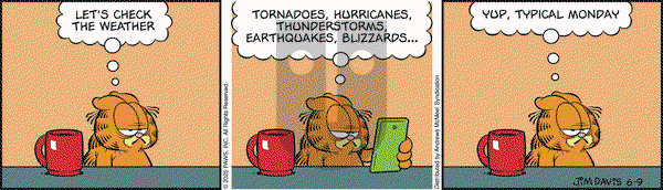 Garfield on Monday June 9, 2025 Comic Strip