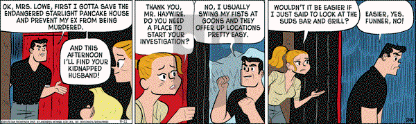 Rip Haywire - Wednesday September 11, 2019 Comic Strip