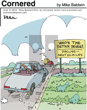 Cornered on Friday September 16, 2016 Comic Strip