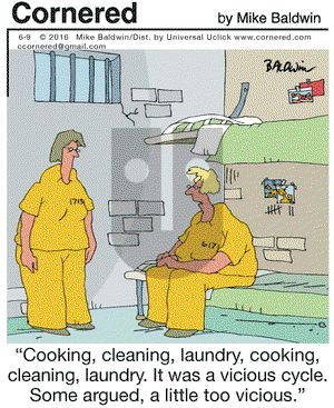 Cornered on Thursday June 9, 2016 Comic Strip
