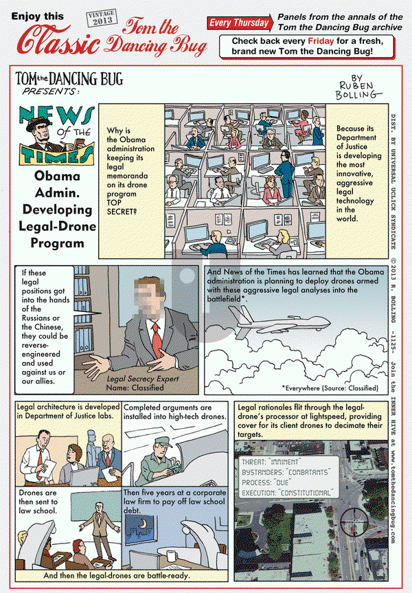 Tom the Dancing Bug on Thursday September 12, 2019 Comic Strip