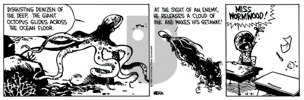 Calvin and Hobbes on Saturday December 31, 1988 Comic Strip
