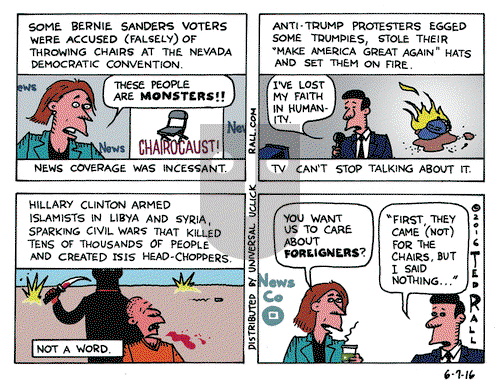 Ted Rall on Tuesday June 7, 2016 Comic Strip