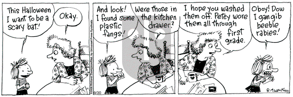 Cul de Sac on Tuesday September 30, 2008 Comic Strip
