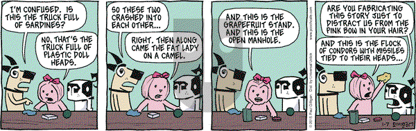 Pooch Cafe on Wednesday January 7, 2015 Comic Strip