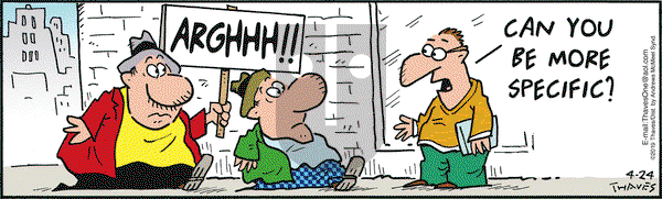 Frank and Ernest on Wednesday April 24, 2019 Comic Strip