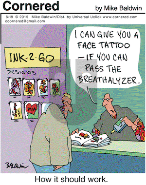 Cornered on Friday June 19, 2015 Comic Strip