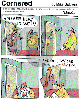 Cornered on Friday May 29, 2015 Comic Strip