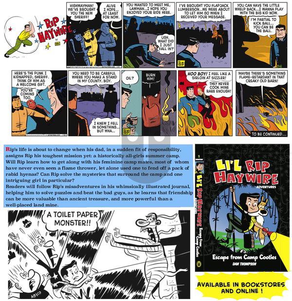 Rip Haywire on Sunday March 6, 2016 Comic Strip