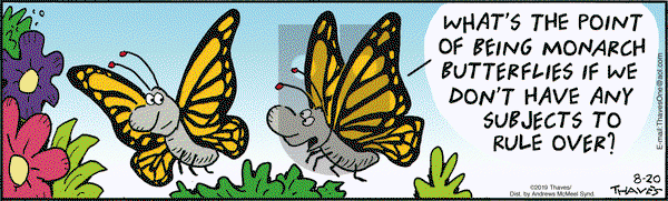 Frank and Ernest on Tuesday August 20, 2019 Comic Strip