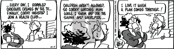 Rose is Rose on Friday October 7, 1988 Comic Strip