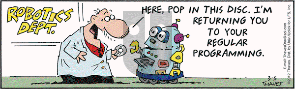Frank and Ernest - Monday March 5, 2012 Comic Strip