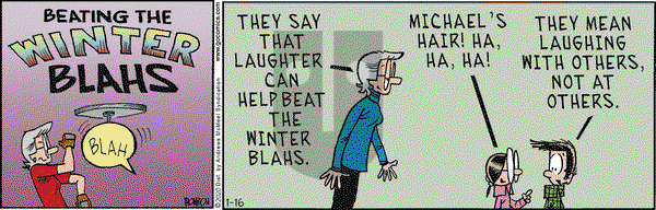 Grand Avenue on Thursday January 16, 2020 Comic Strip