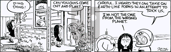 Red and Rover on Monday July 20, 2009 Comic Strip